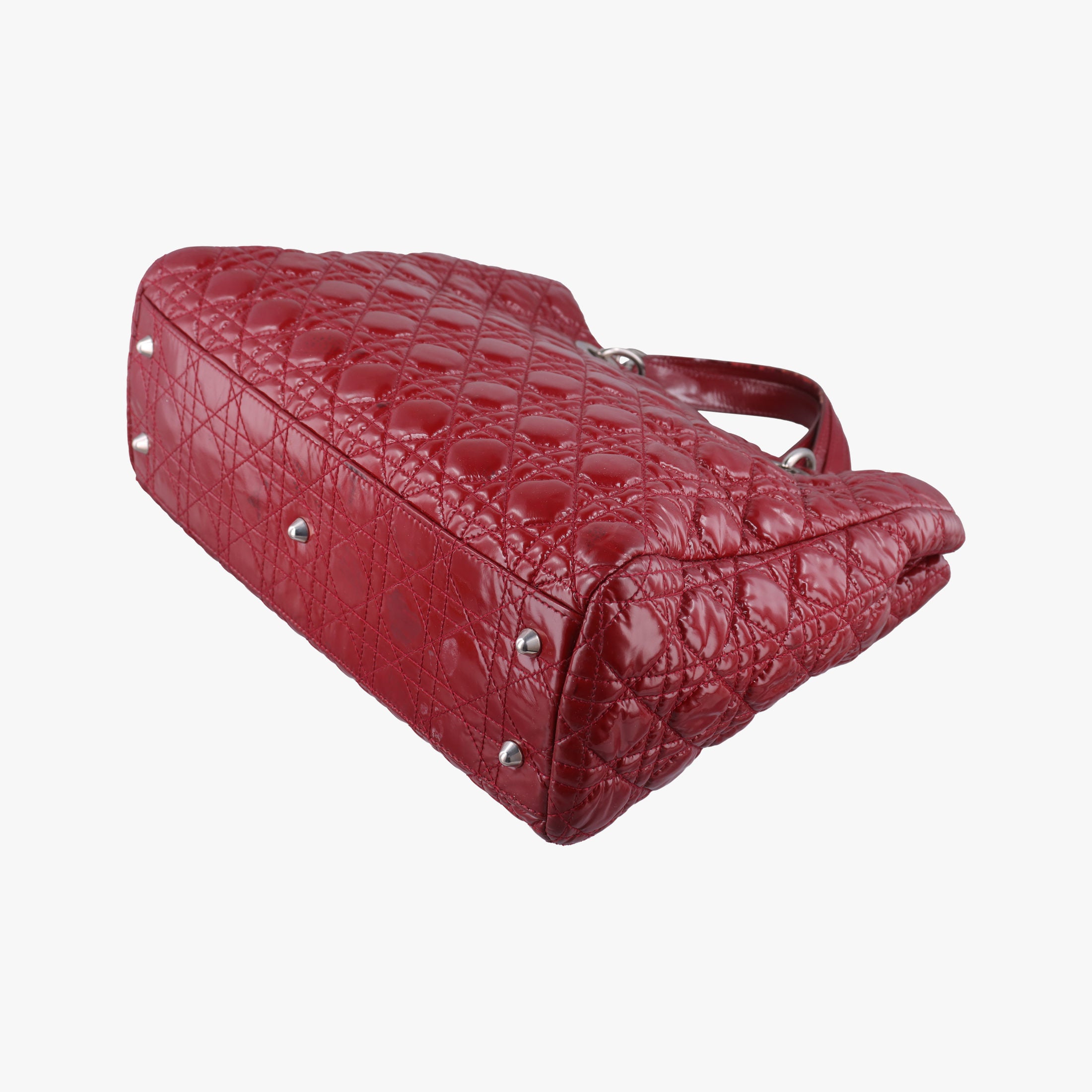 Pre-owned Christian Dior Dior Soft Red patent  shoulderbag | stylenewstar