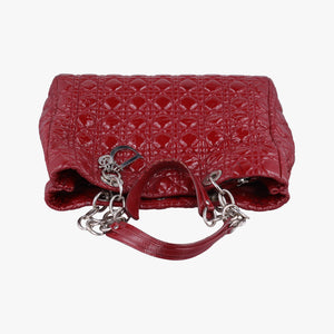 Pre-owned Christian Dior Dior Soft Red patent  shoulderbag | stylenewstar