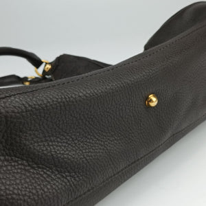 Pre-owned Gucci Guccissima New Pelham horsebit Brown leather 223958 handbag | stylenewstar