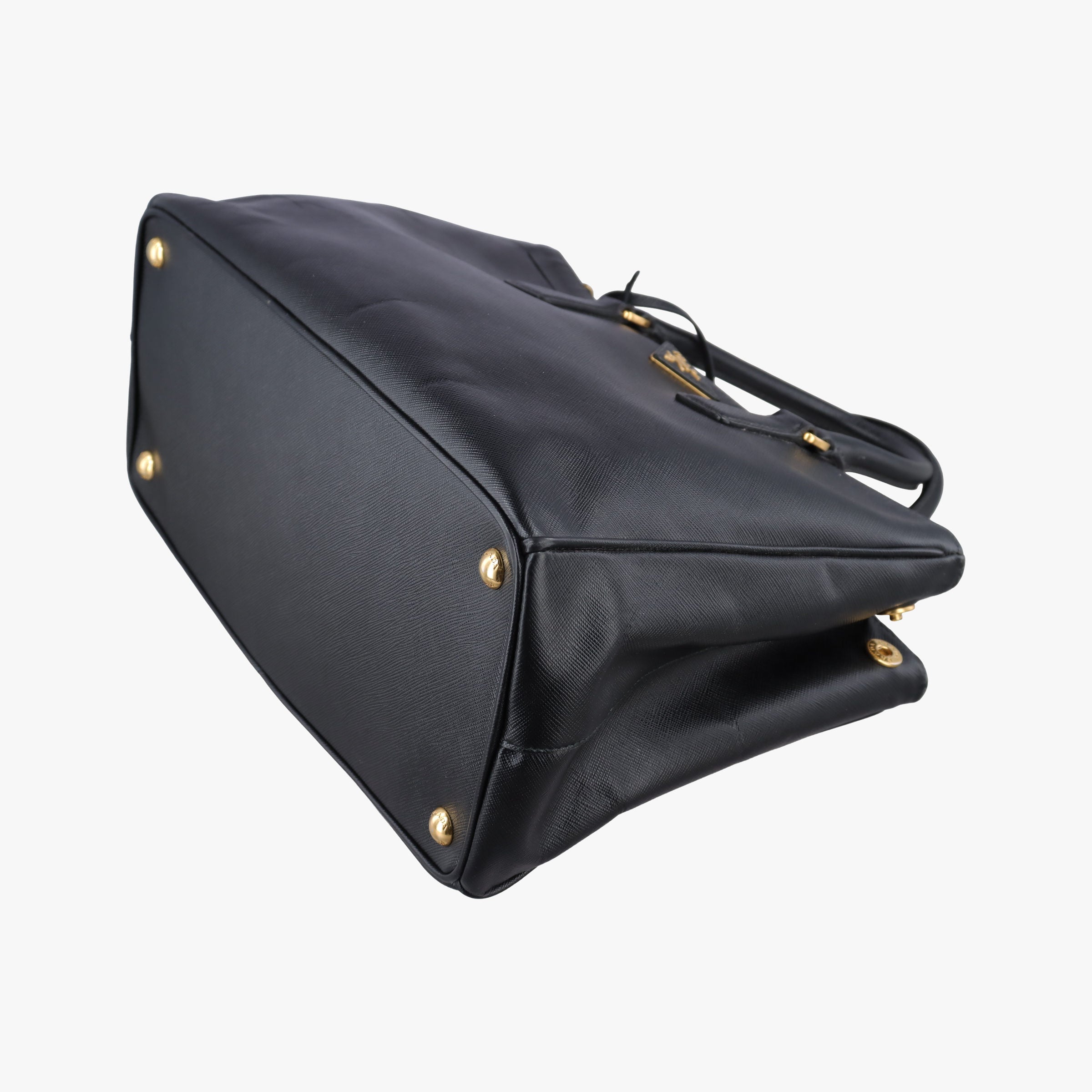Pre-owned Prada Galleria Black SAFFIANO Leather BN2274 shoulderbag | stylenewstar