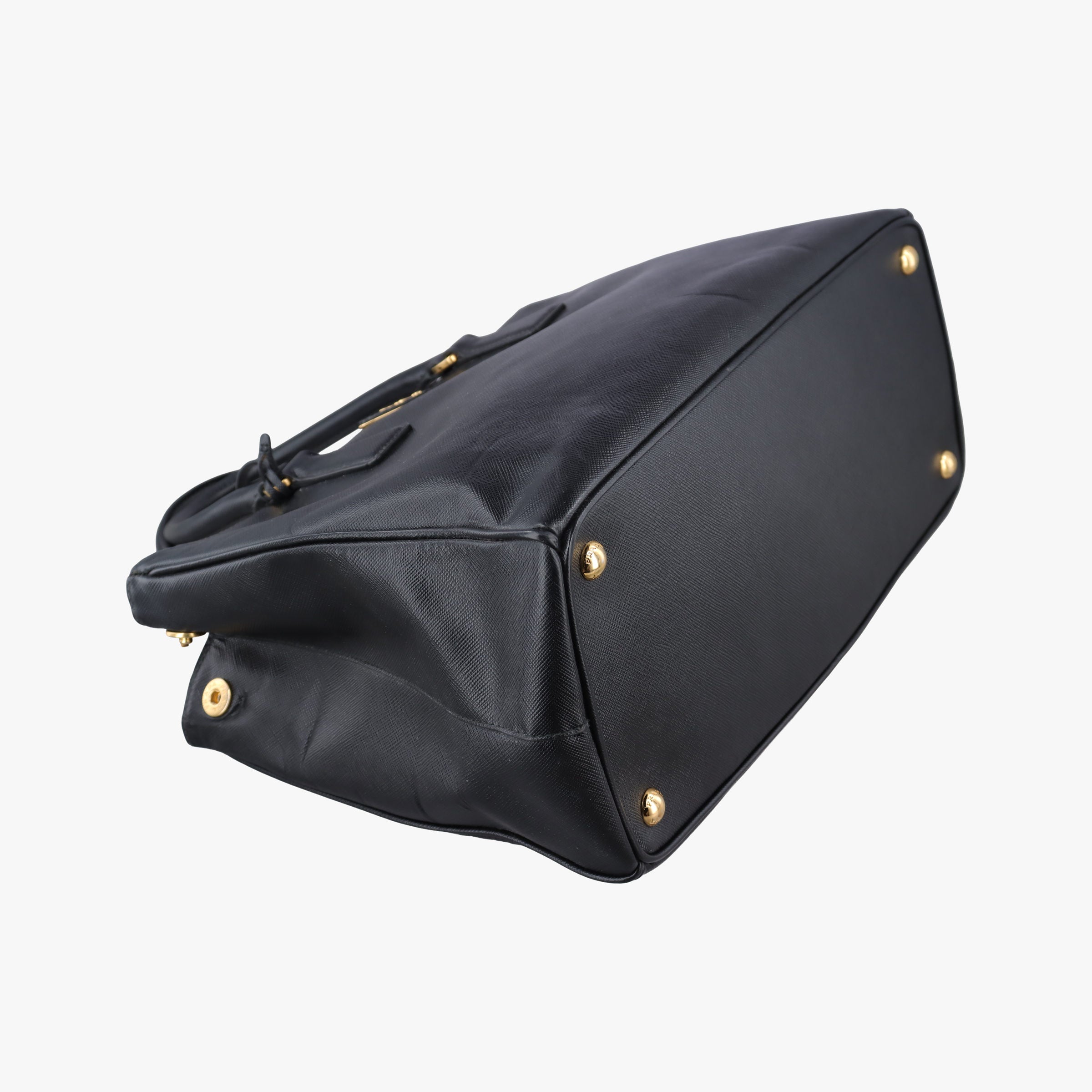 Pre-owned Prada Galleria Black SAFFIANO Leather BN2274 shoulderbag | stylenewstar