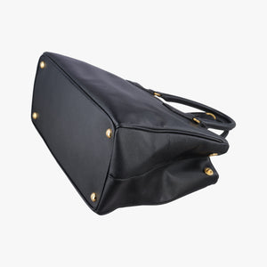 Pre-owned Prada Galleria Black SAFFIANO Leather BN2274 shoulderbag | stylenewstar