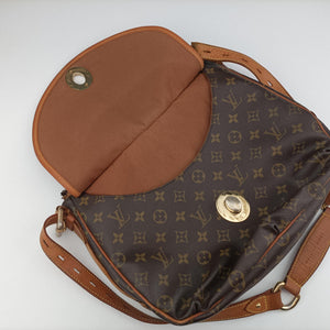 Pre-owned Louis Vuitton TULUM GM Brown Monogram Canvas M40075 shoulderbag | stylenewstar