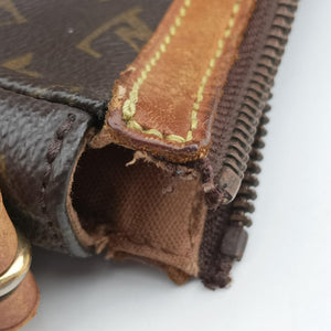 Pre-owned Louis Vuitton TULUM GM Brown Monogram Canvas M40075 shoulderbag | stylenewstar