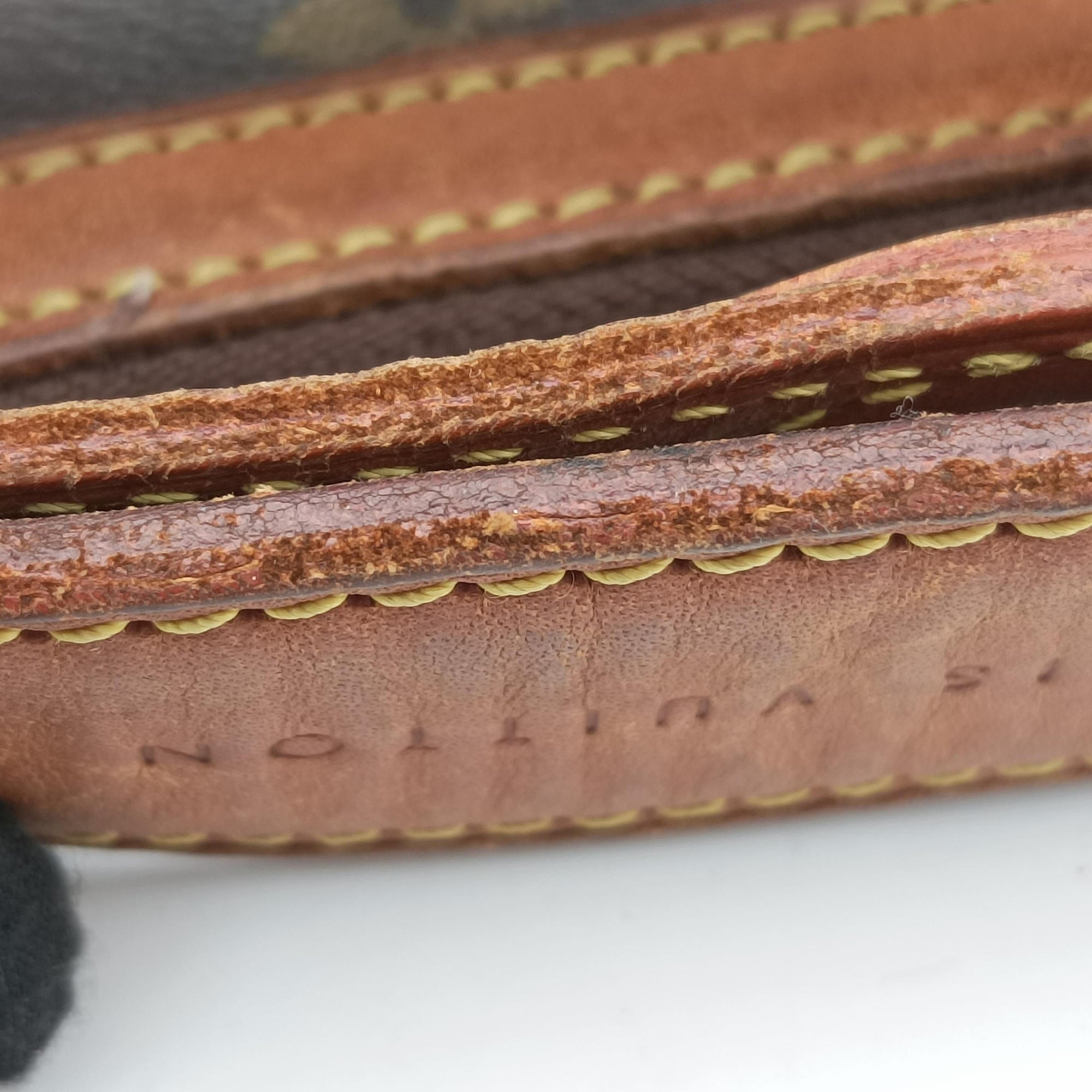 Pre-owned Louis Vuitton TULUM GM Brown Monogram Canvas M40075 shoulderbag | stylenewstar