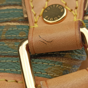 Pre-owned Louis Vuitton MonogrMonogram Eden Neoam Eden Neo Khaki×Green Monogram Eden×calf leather M40356 handbag | stylenewstar