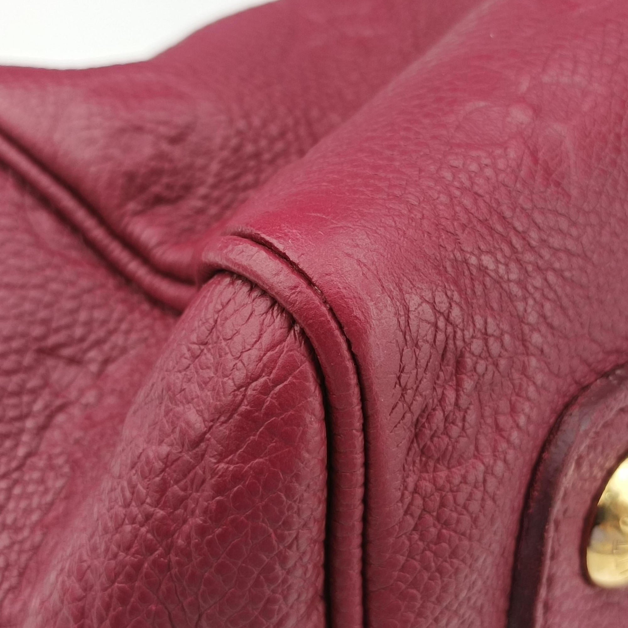 Pre-owned Louis Vuitton Speedy Bandouliere 25 Aurore Purple Monogram Empreinte M40764 handbag | stylenewstar