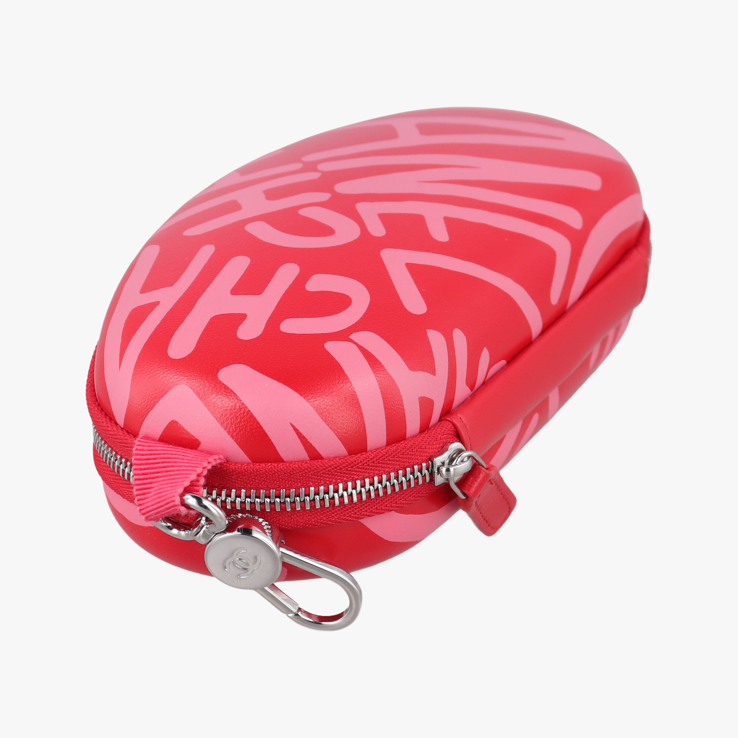 Pre-owned Chanel Coco Neige Convertible Zip Around Sunglasses Case Red Leather AP2368 handbag | stylenewstar