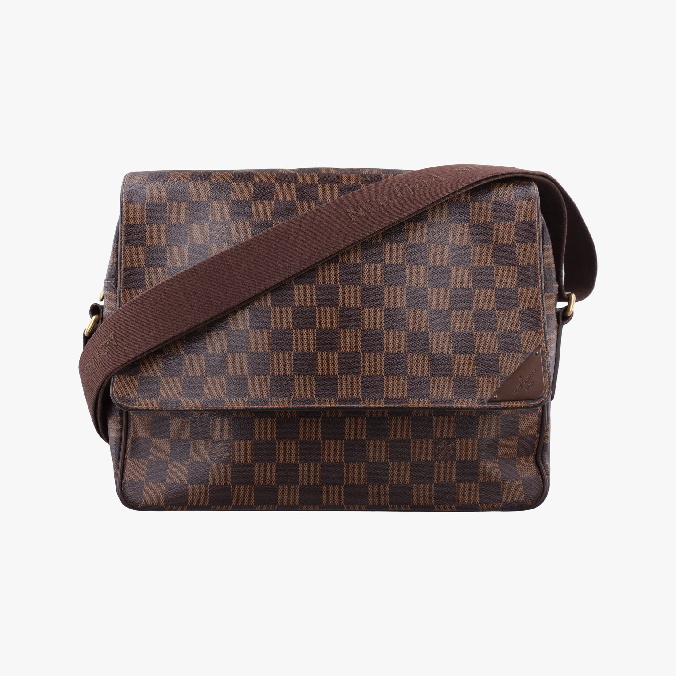 Pre-owned Louis Vuitton SHELTON EBENE Damier Canvas N41149 shoulderbag | stylenewstar