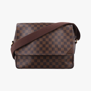 Pre-owned Louis Vuitton SHELTON EBENE Damier Canvas N41149 shoulderbag | stylenewstar