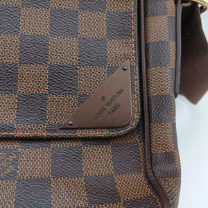 Pre-owned Louis Vuitton SHELTON EBENE Damier Canvas N41149 shoulderbag | stylenewstar