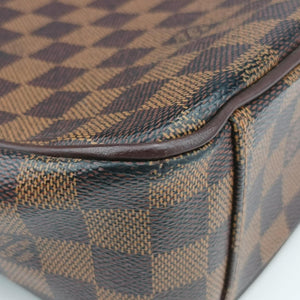 Pre-owned Louis Vuitton SHELTON EBENE Damier Canvas N41149 shoulderbag | stylenewstar