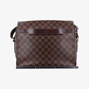 Pre-owned Louis Vuitton SHELTON EBENE Damier Canvas N41149 shoulderbag | stylenewstar