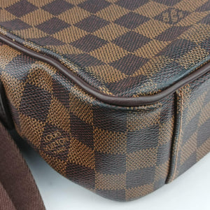 Pre-owned Louis Vuitton SHELTON EBENE Damier Canvas N41149 shoulderbag | stylenewstar