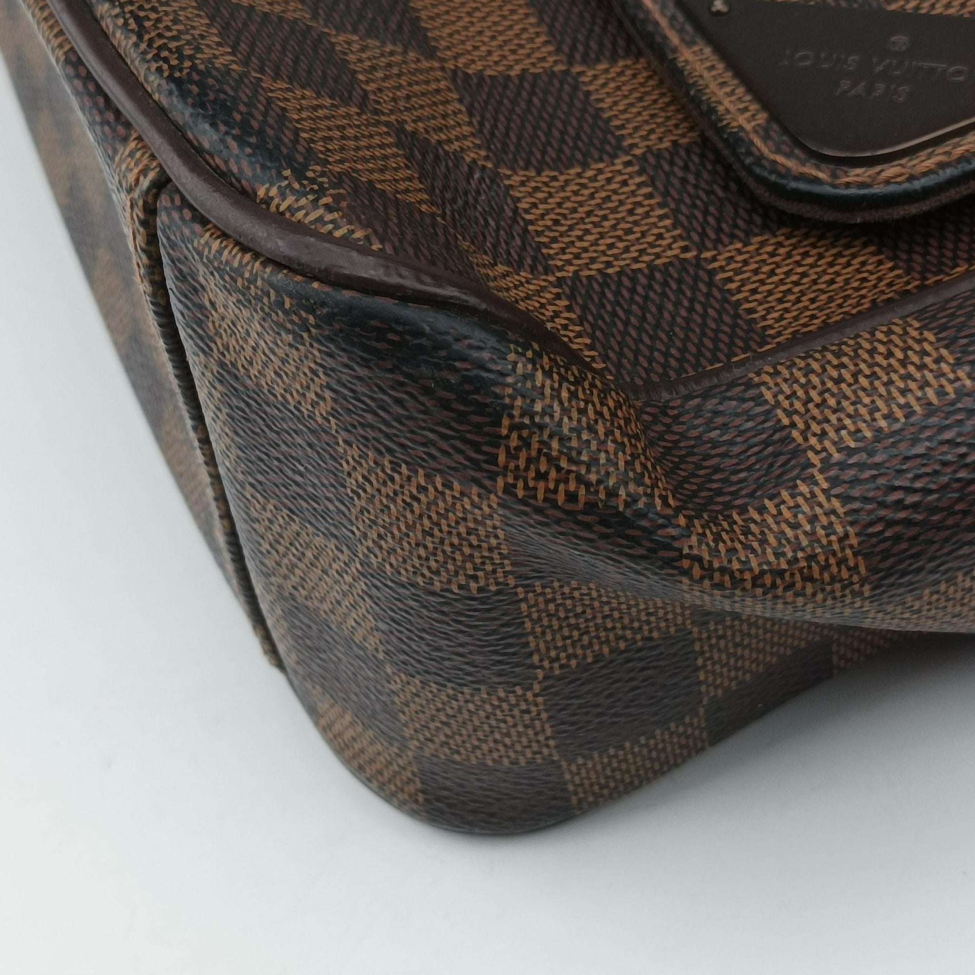 Pre-owned Louis Vuitton SHELTON EBENE Damier Canvas N41149 shoulderbag | stylenewstar