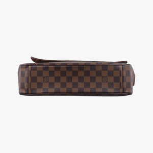 Pre-owned Louis Vuitton SHELTON EBENE Damier Canvas N41149 shoulderbag | stylenewstar