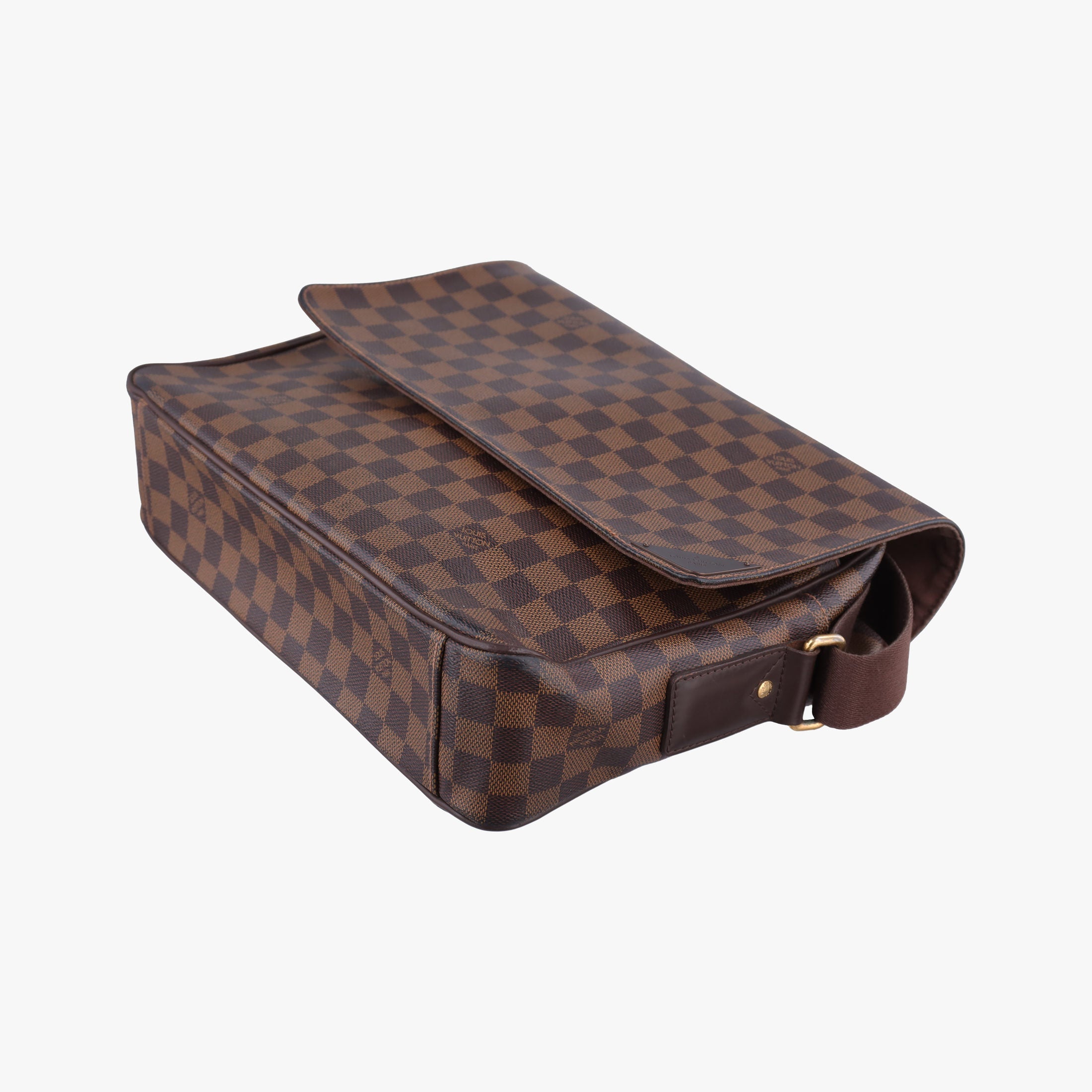 Pre-owned Louis Vuitton SHELTON EBENE Damier Canvas N41149 shoulderbag | stylenewstar