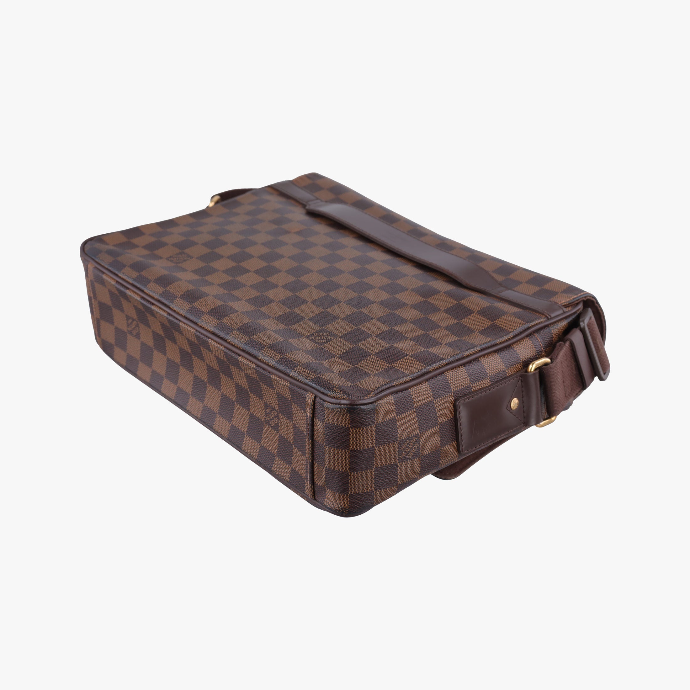 Pre-owned Louis Vuitton SHELTON EBENE Damier Canvas N41149 shoulderbag | stylenewstar