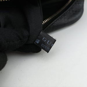Pre-owned Gucci Diamante Black leather 201448 shoulderbag | stylenewstar