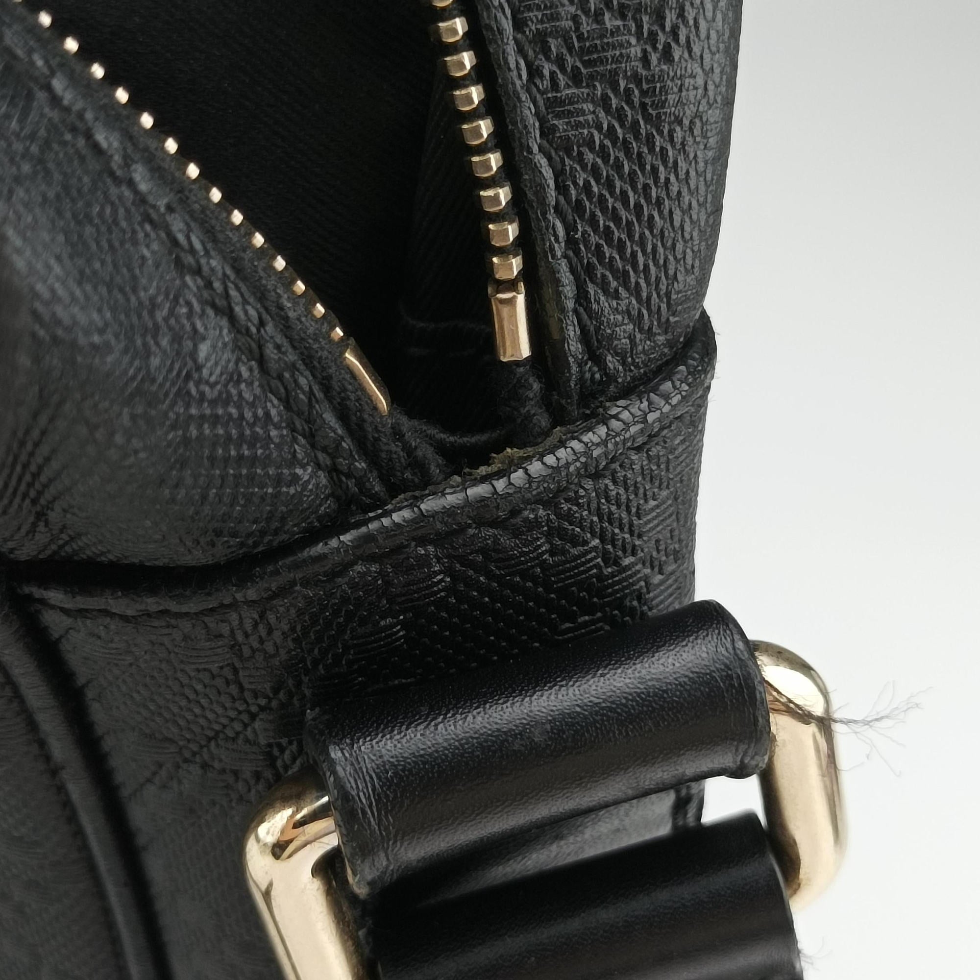 Pre-owned Gucci Diamante Black leather 201448 shoulderbag | stylenewstar