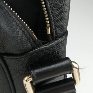 Pre-owned Gucci Diamante Black leather 201448 shoulderbag | stylenewstar
