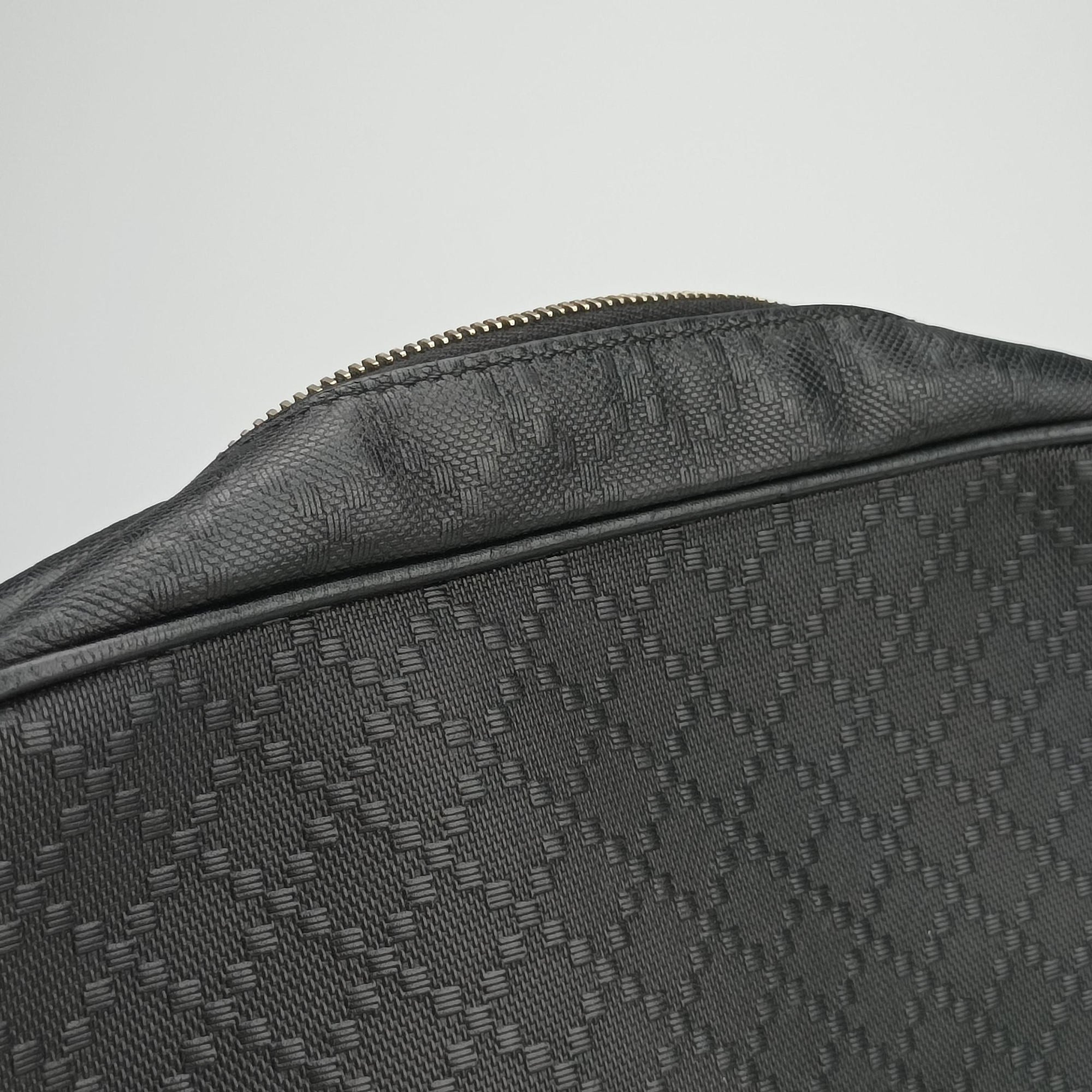 Pre-owned Gucci Diamante Black leather 201448 shoulderbag | stylenewstar