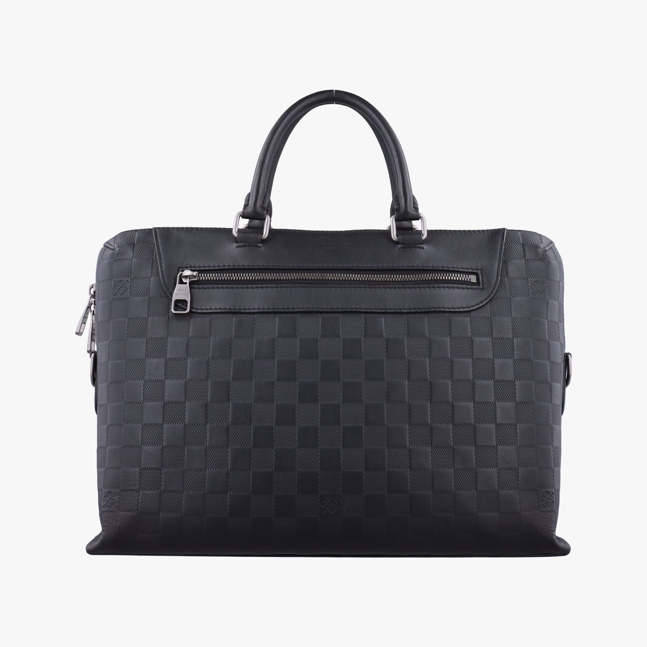 Secondhand Louis Vuitton Porte-Documents Jour NM Noir Damier Graphite N48260 handbag | stylenewstar