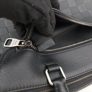 Secondhand Louis Vuitton Porte-Documents Jour NM Noir Damier Graphite N48260 handbag | stylenewstar