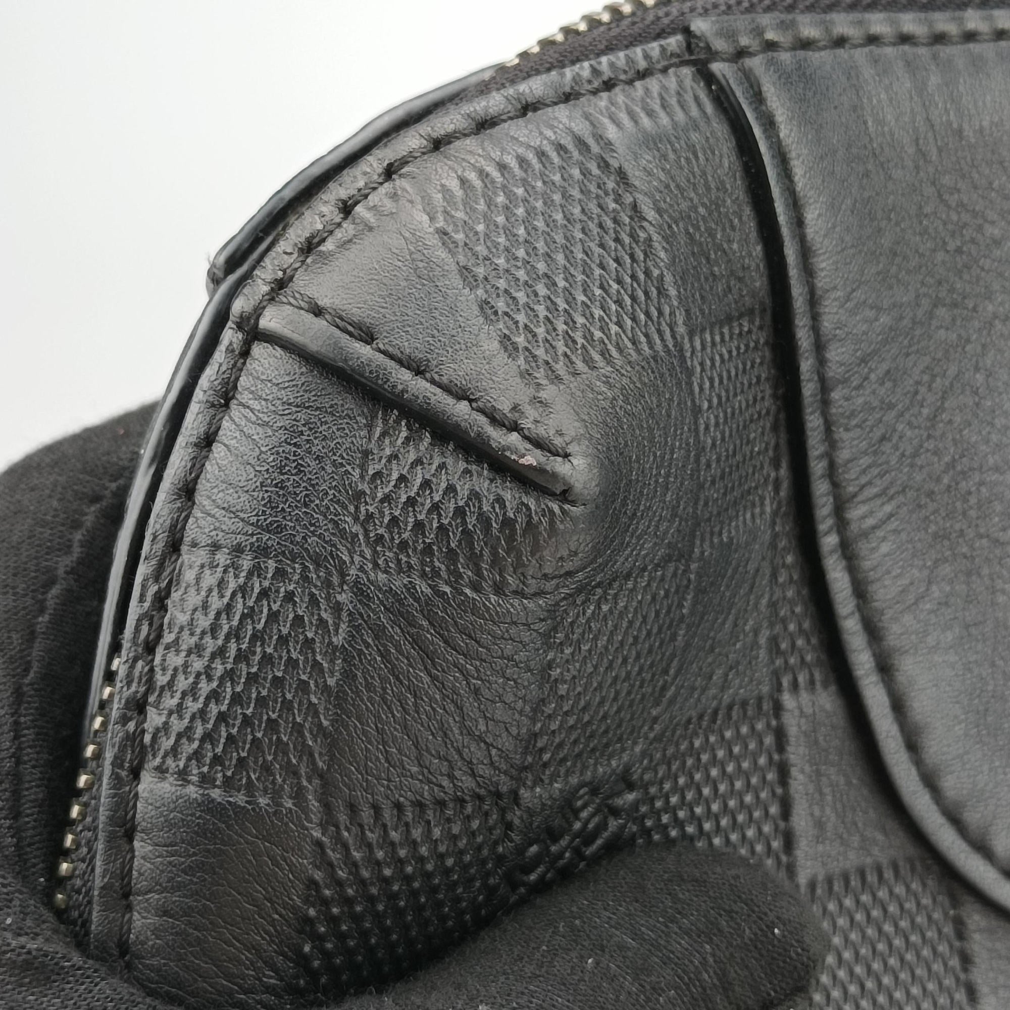 Secondhand Louis Vuitton Porte-Documents Jour NM Noir Damier Graphite N48260 handbag | stylenewstar