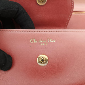 Secondhand Christian Dior Diordouble Pink Leather  shoulderbag | stylenewstar