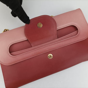 Secondhand Christian Dior Diordouble Pink Leather  shoulderbag | stylenewstar