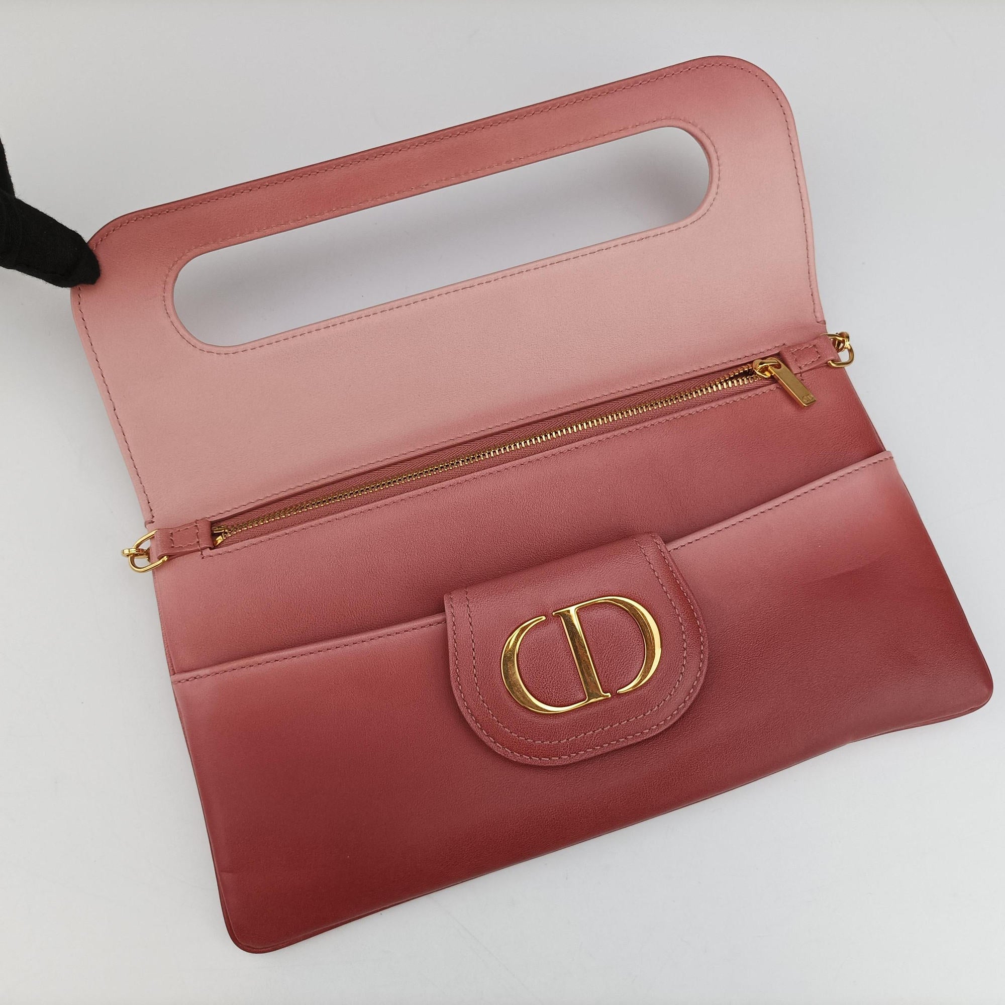 Secondhand Christian Dior Diordouble Pink Leather  shoulderbag | stylenewstar
