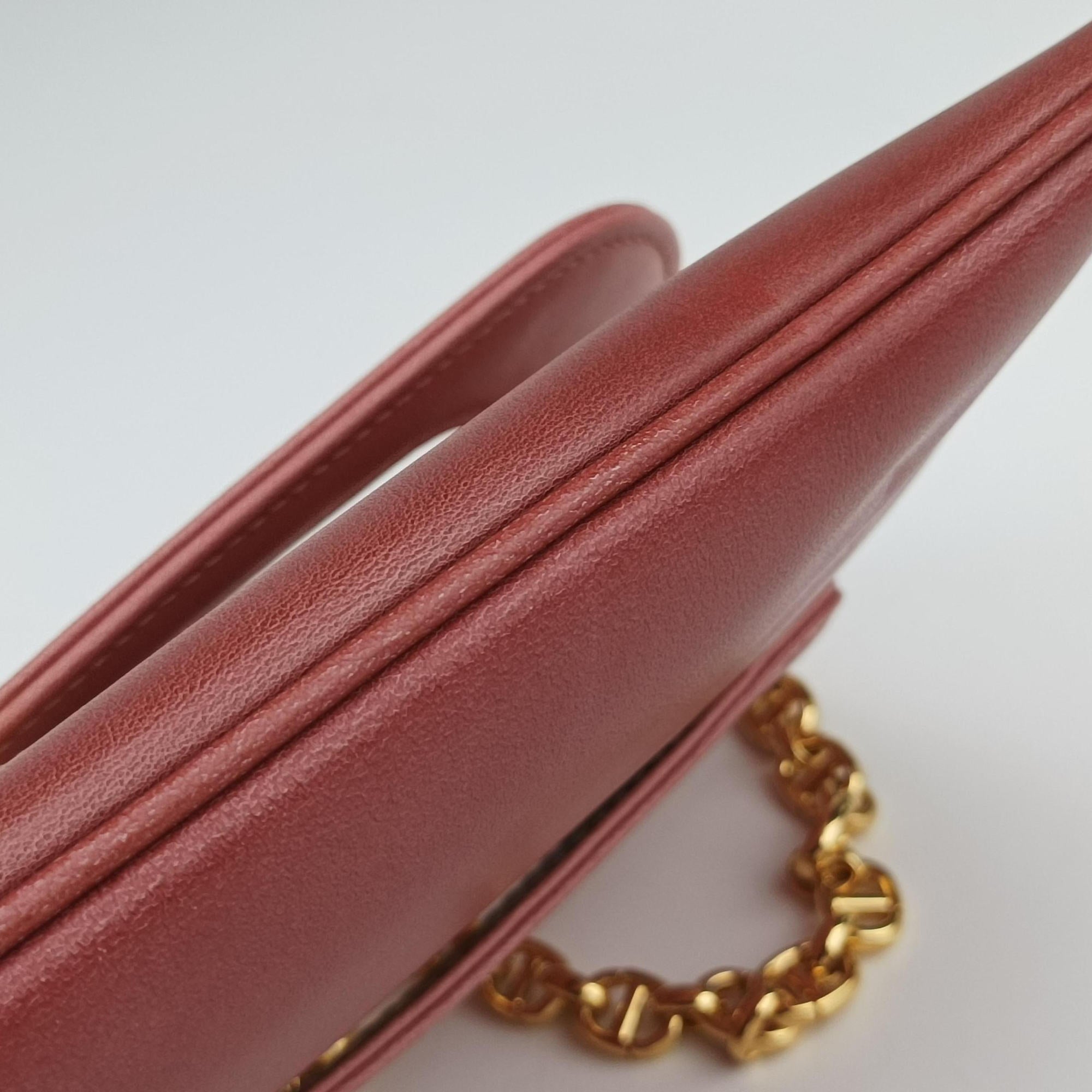 Secondhand Christian Dior Diordouble Pink Leather  shoulderbag | stylenewstar