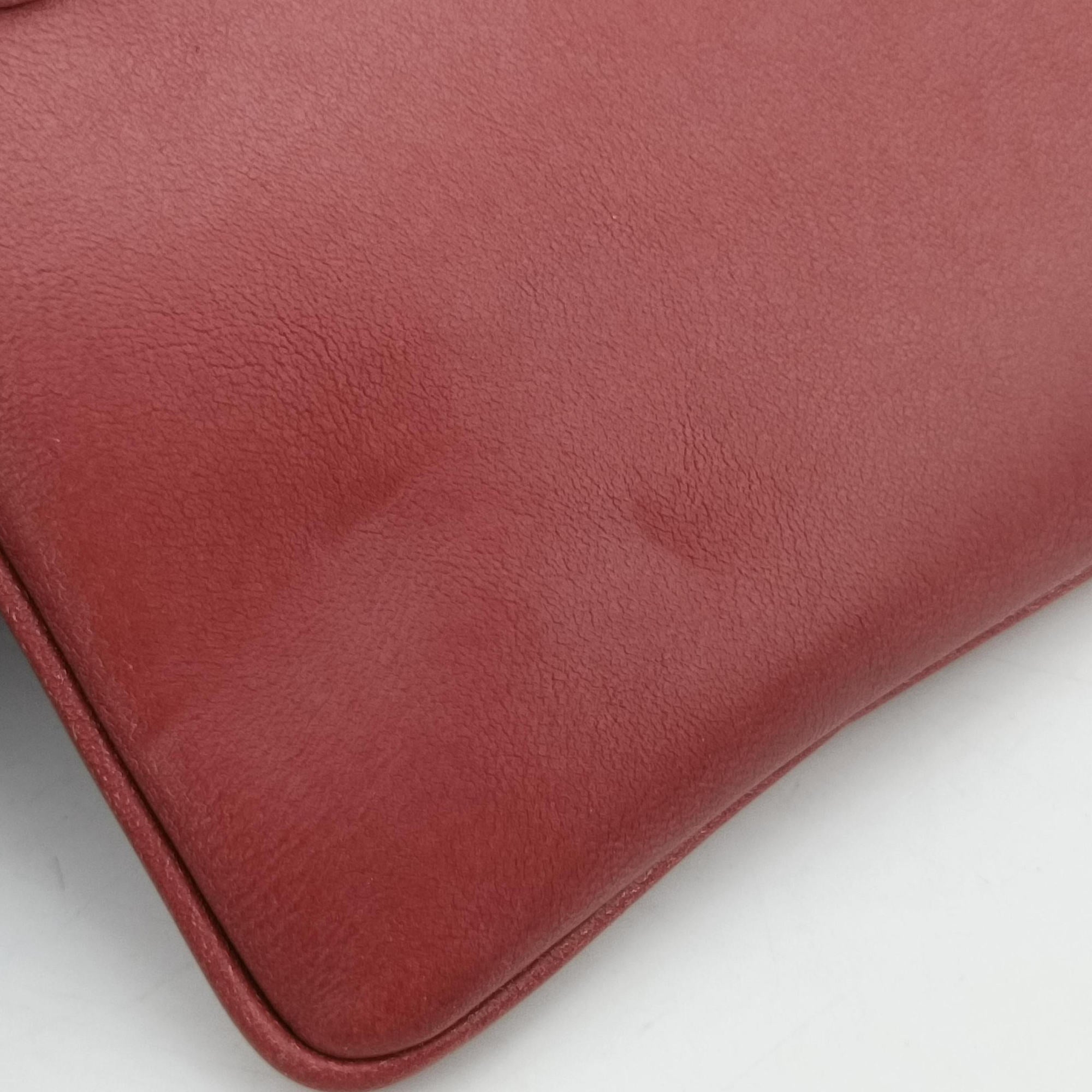 Secondhand Christian Dior Diordouble Pink Leather  shoulderbag | stylenewstar
