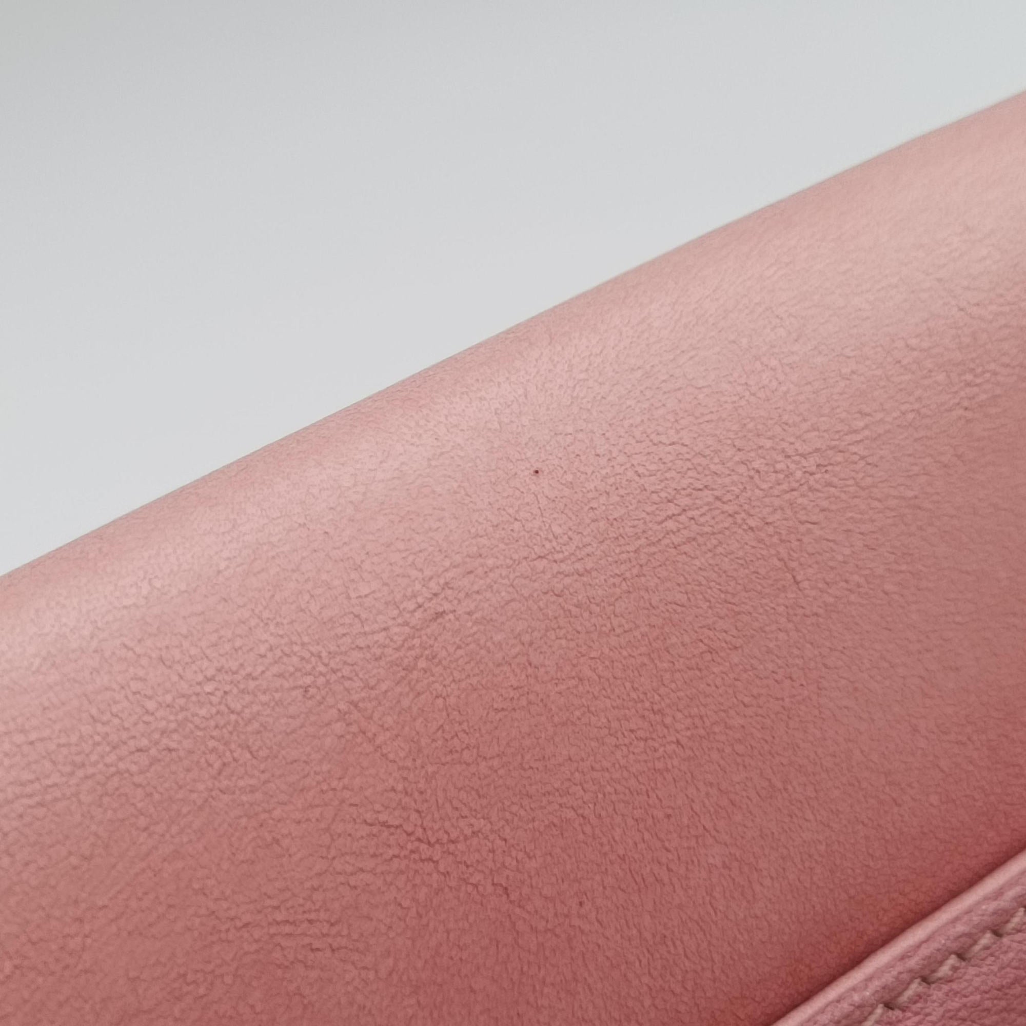 Secondhand Christian Dior Diordouble Pink Leather  shoulderbag | stylenewstar