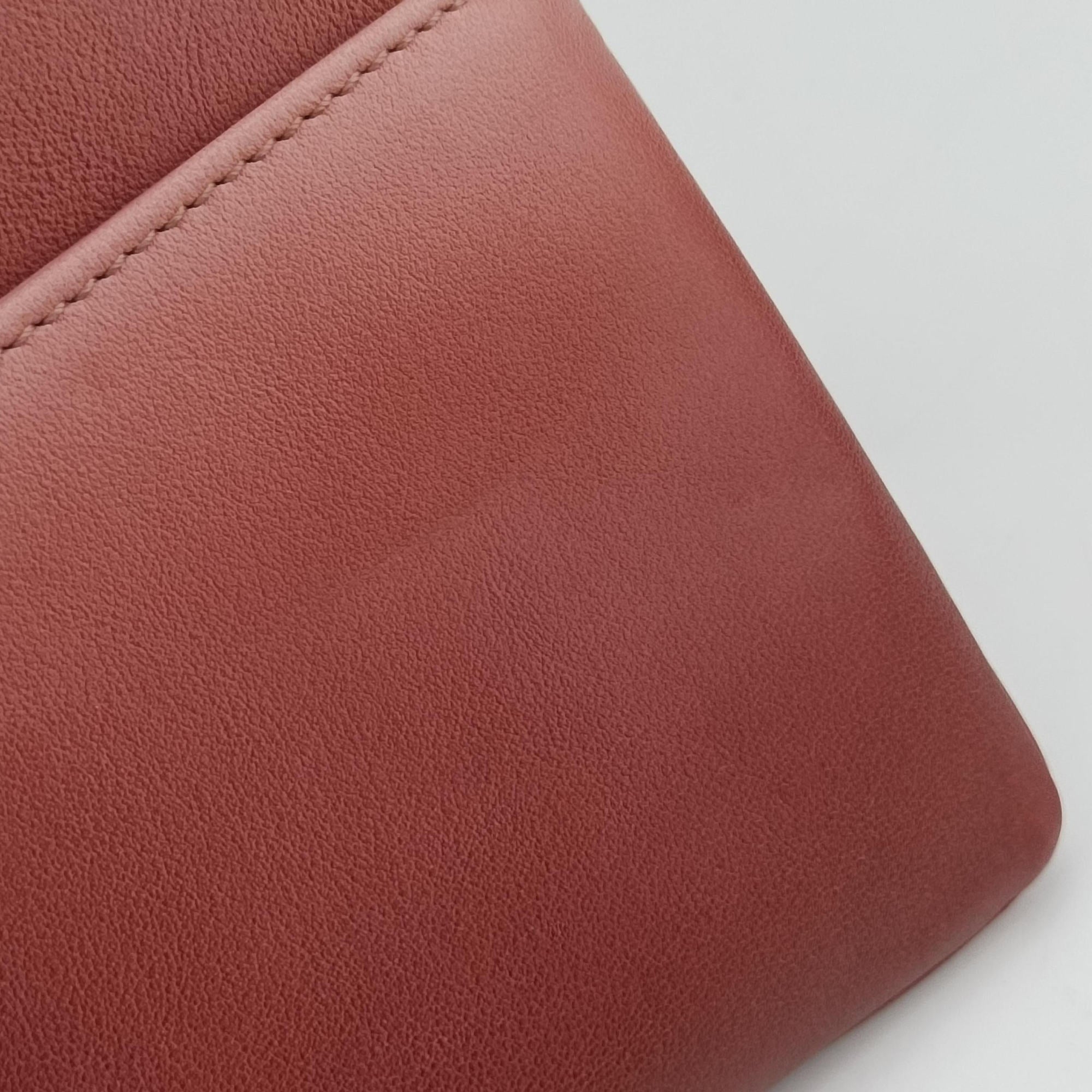 Secondhand Christian Dior Diordouble Pink Leather  shoulderbag | stylenewstar