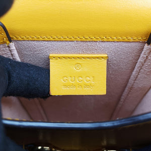 Vintage Gucci Horsebit 1955 Yellow Leather 625615 shoulderbag | stylenewstar