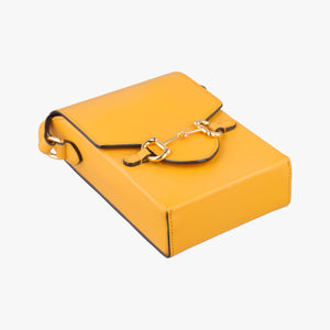 Vintage Gucci Horsebit 1955 Yellow Leather 625615 shoulderbag | stylenewstar