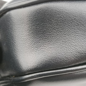 Secondhand Miu Miu logo Black leather  bum bag/waist bag | stylenewstar