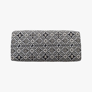 Vintage Louis Vuitton SINCE1854 On the Go GM Black×White jacquard canvas x leather M57207 shoulderbag | stylenewstar