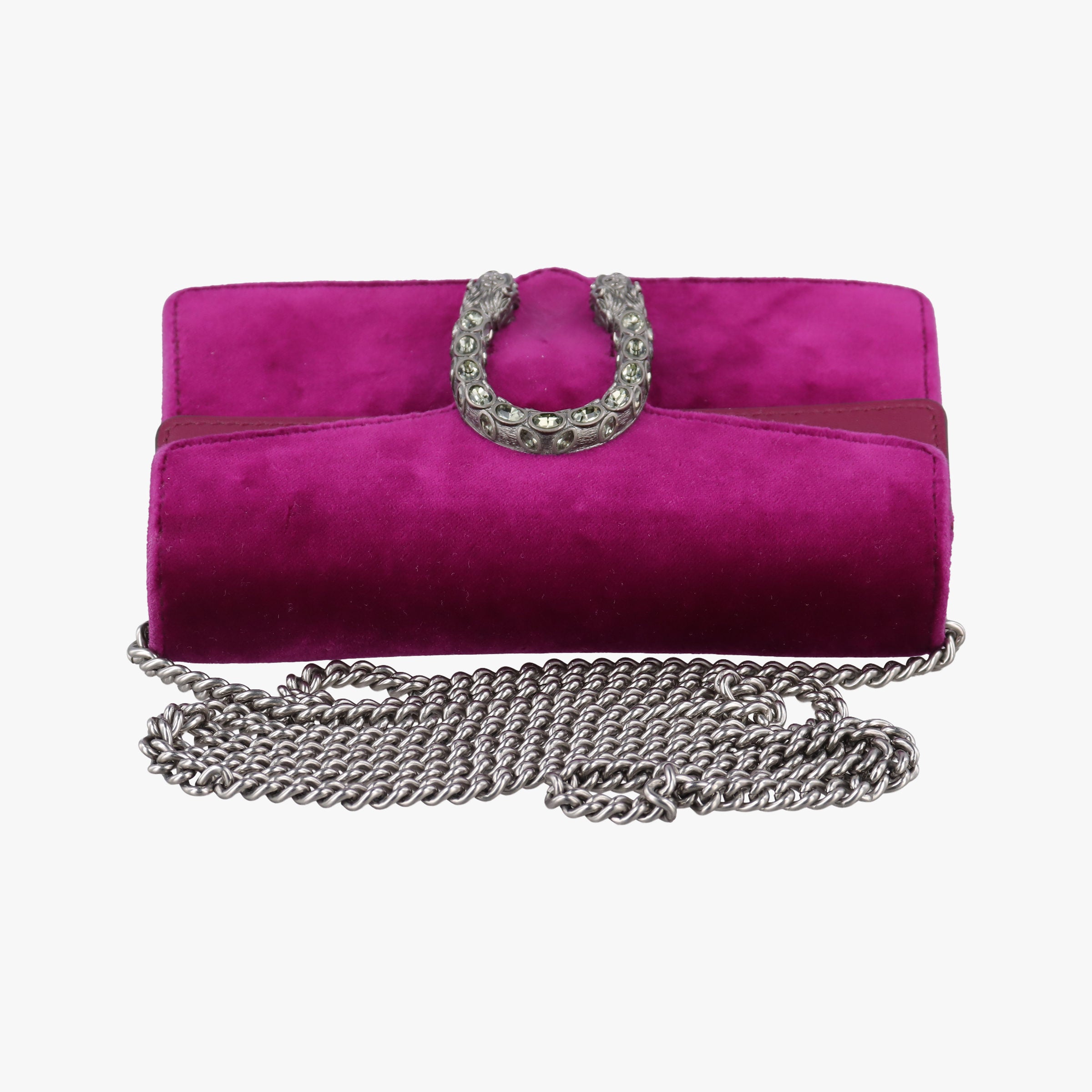 Pre-owned Gucci Dionysus Purple velour×Leather 476432 shoulderbag | stylenewstar