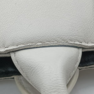 Pre-owned Bottega Veneta The Arcotote White lambskin  handbag | stylenewstar