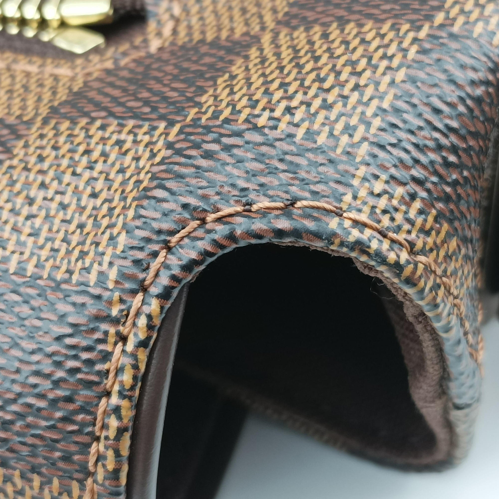 Pre-owned Louis Vuitton BROOKLYN GM EBENE Damier Canvas N51212 shoulderbag | stylenewstar