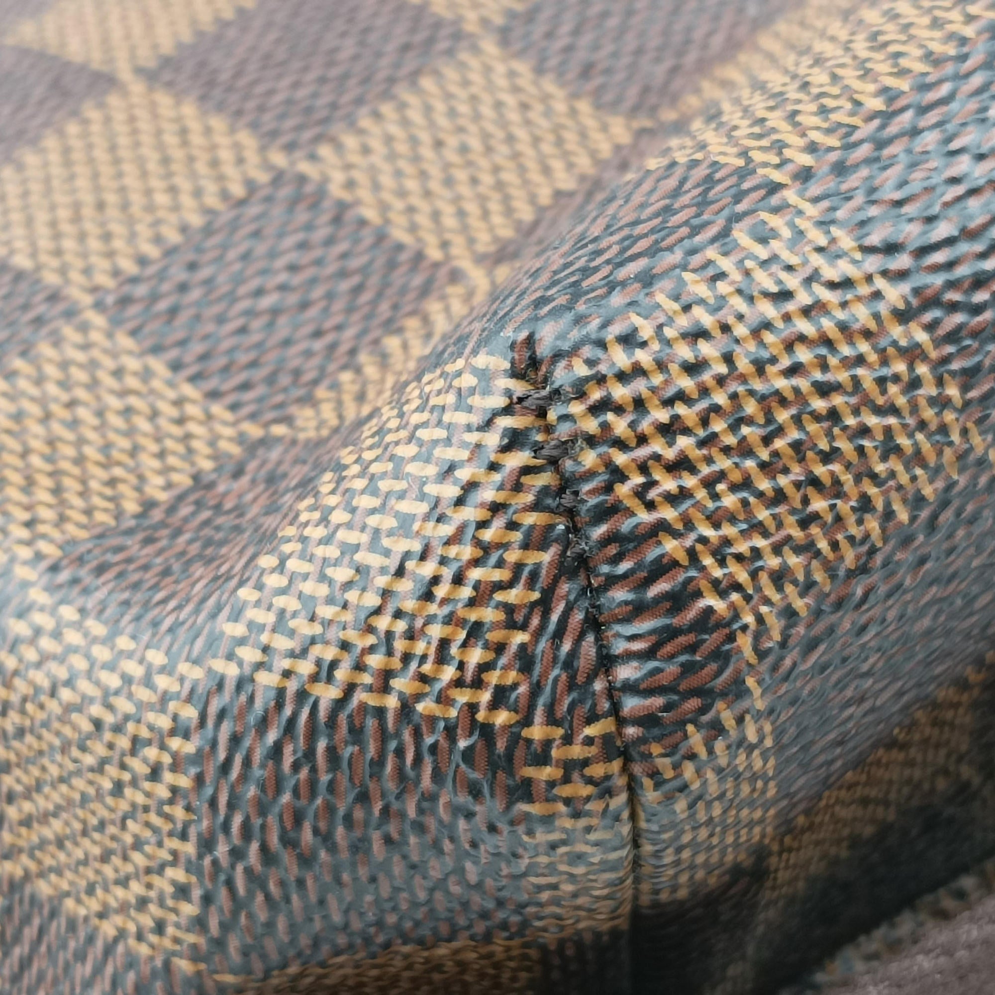 Pre-owned Louis Vuitton BROOKLYN GM EBENE Damier Canvas N51212 shoulderbag | stylenewstar