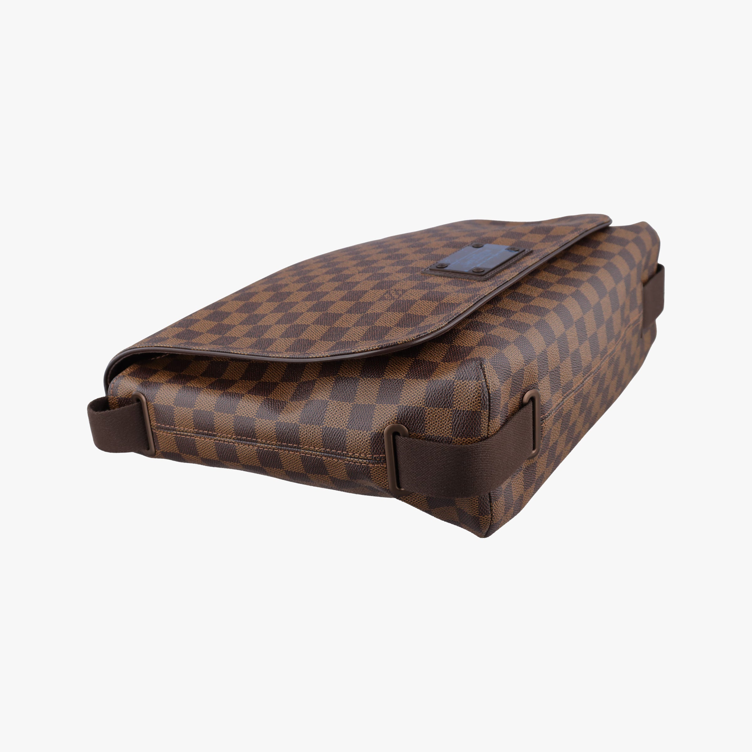 Pre-owned Louis Vuitton BROOKLYN GM EBENE Damier Canvas N51212 shoulderbag | stylenewstar