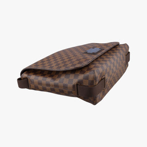 Pre-owned Louis Vuitton BROOKLYN GM EBENE Damier Canvas N51212 shoulderbag | stylenewstar