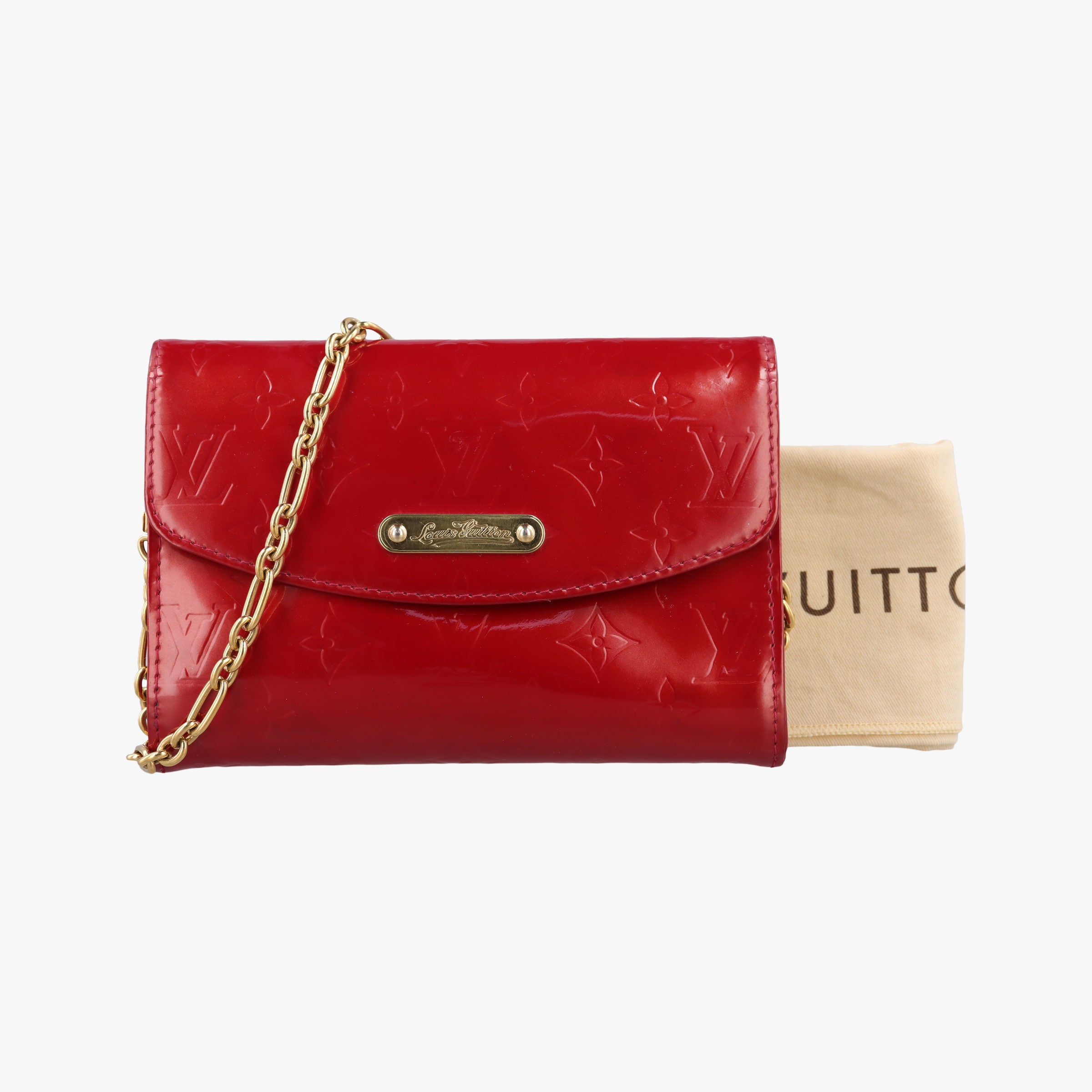 Vintage Louis Vuitton Belle Air Pomme d'Amour Vernis M93614 shoulderbag | stylenewstar