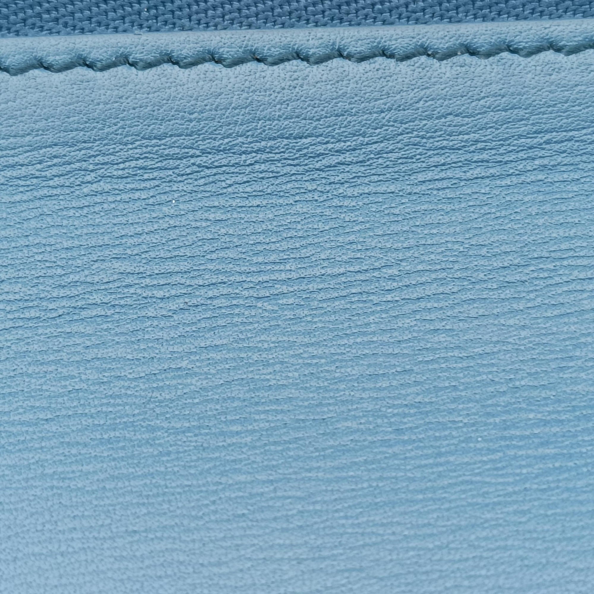 Pre-owned Christian Dior Diordouble Blue Leather  shoulderbag | stylenewstar