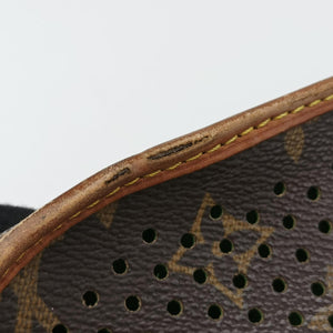 Pre-owned Louis Vuitton Musette brown×Green Monogram Perforated M95173 shoulderbag | stylenewstar