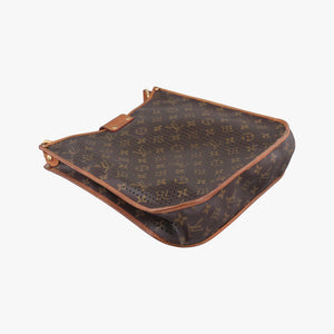 Pre-owned Louis Vuitton Musette brown×Green Monogram Perforated M95173 shoulderbag | stylenewstar